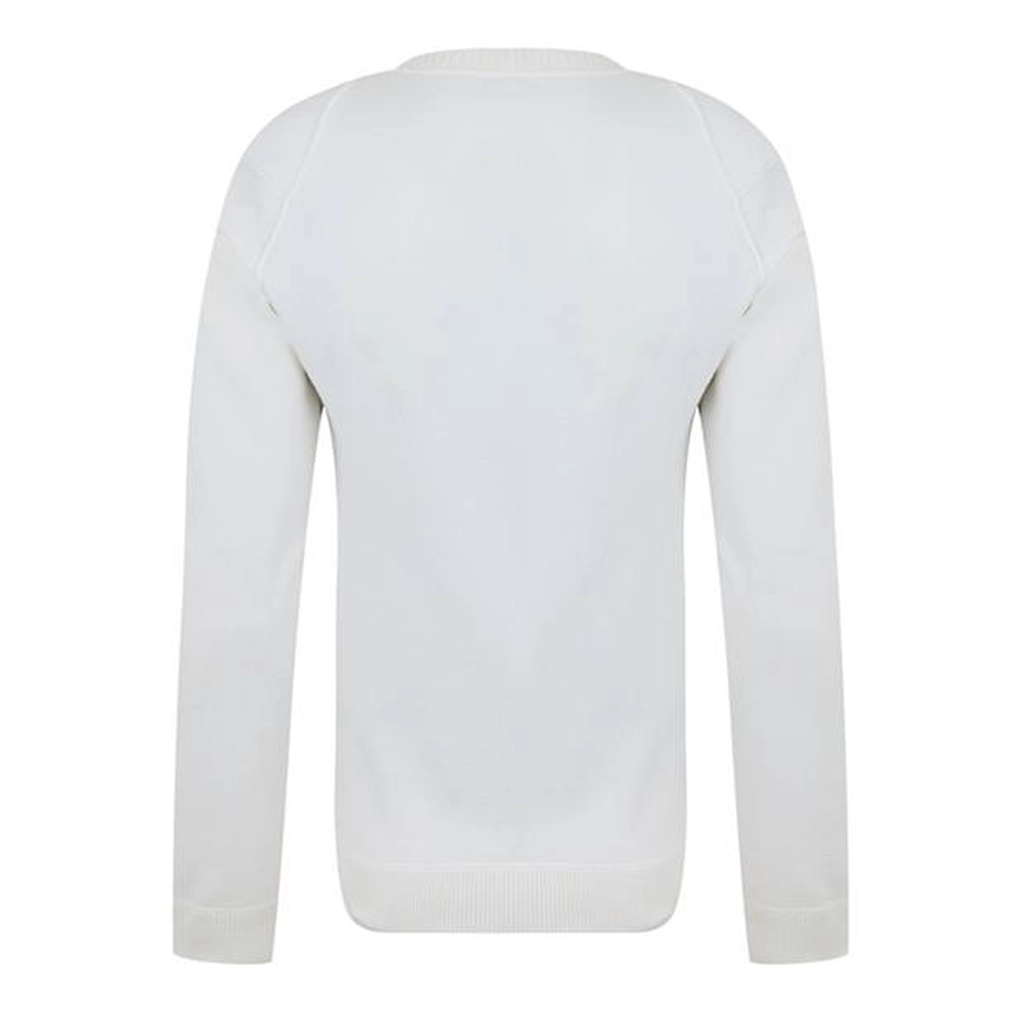CP Company Sea Island Crew Sweater - White